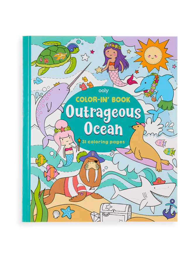 118-205 Kleurboek -  ''Outrageous Ocean''