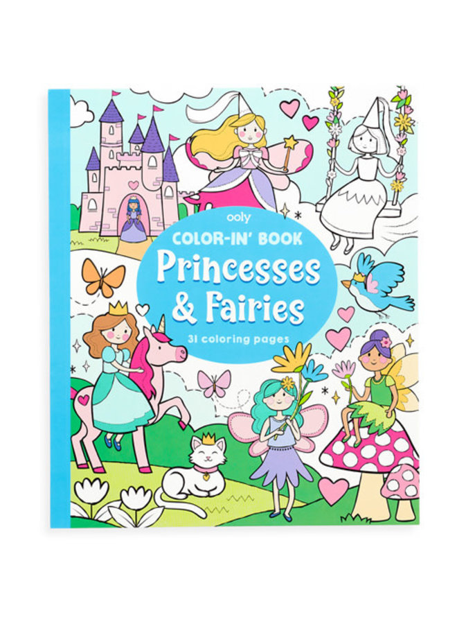 Kleurboek - Princesses & fairies
