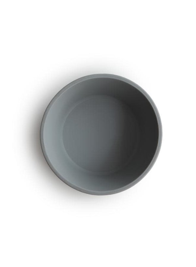 Mushie - Silicone Bowl - Stone - Kom met zuignap