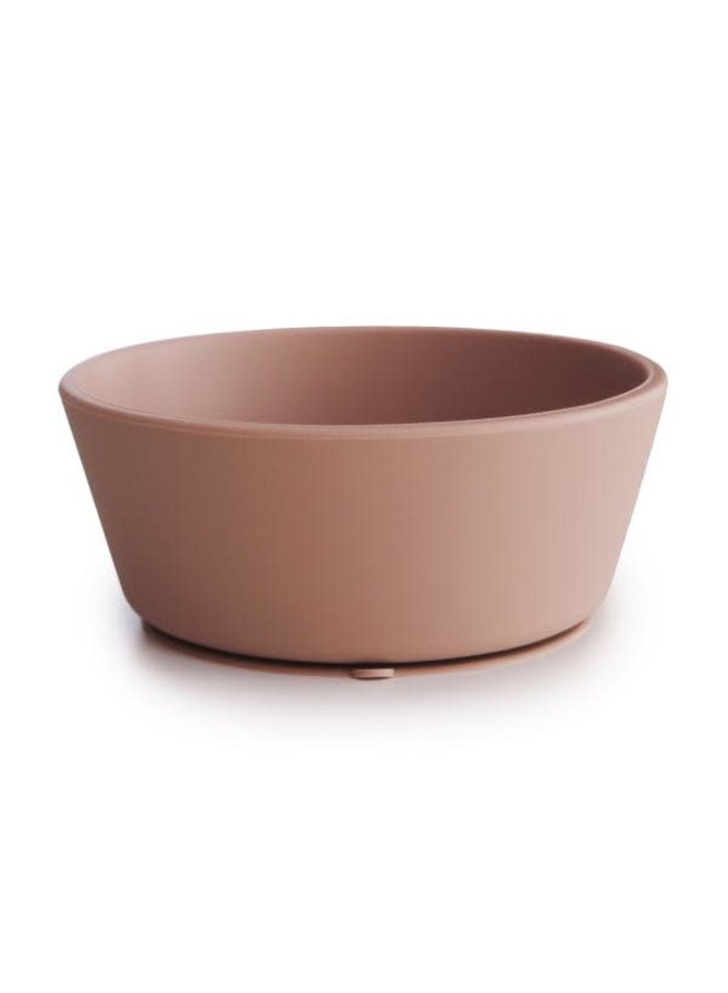 Mushie - Silicone Bowl - Blush - Kom met zuignap