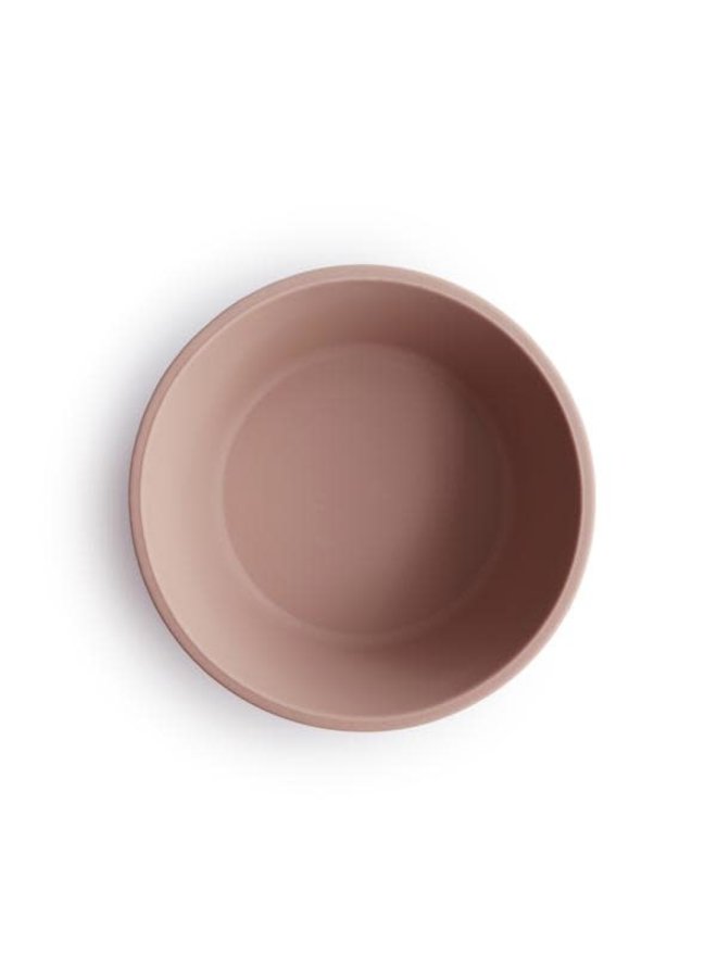 Mushie - Silicone Bowl - Blush - Kom met zuignap