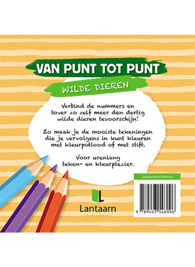 Lantaarn Publishers  - Van punt tot punt kids - Wilde dieren