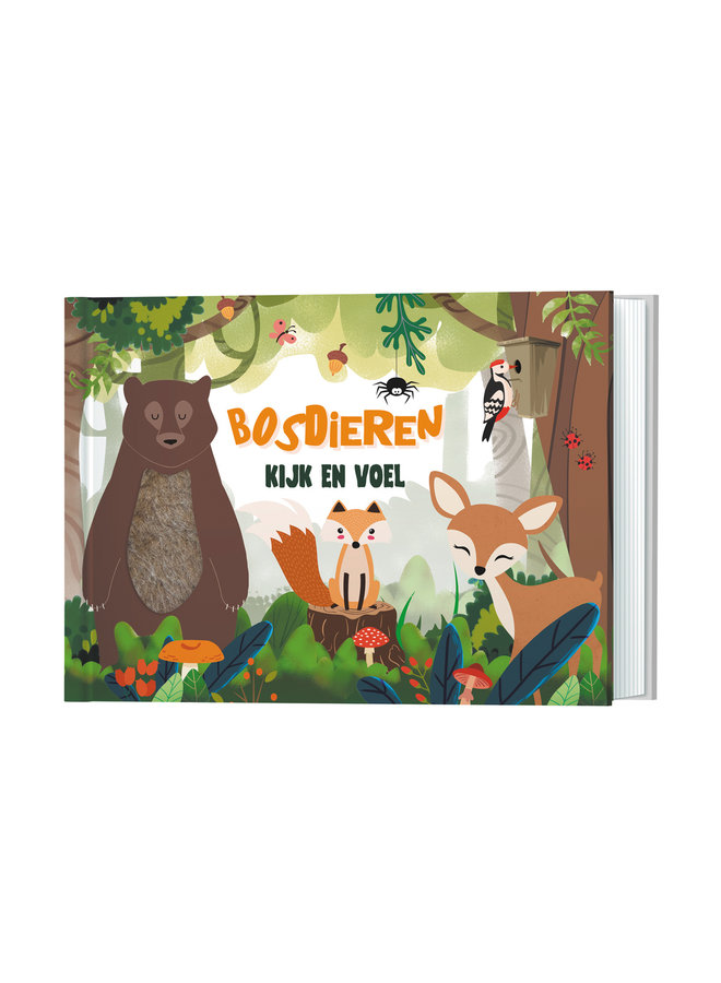 Lantaarn Publishers - Kijk en voel - Bosdieren