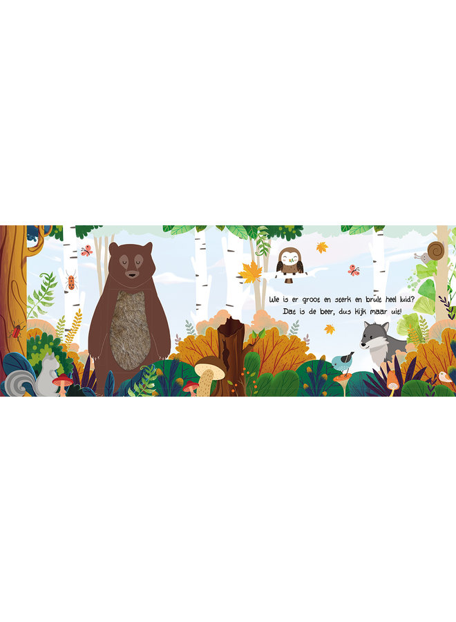 Lantaarn Publishers - Kijk en voel - Bosdieren