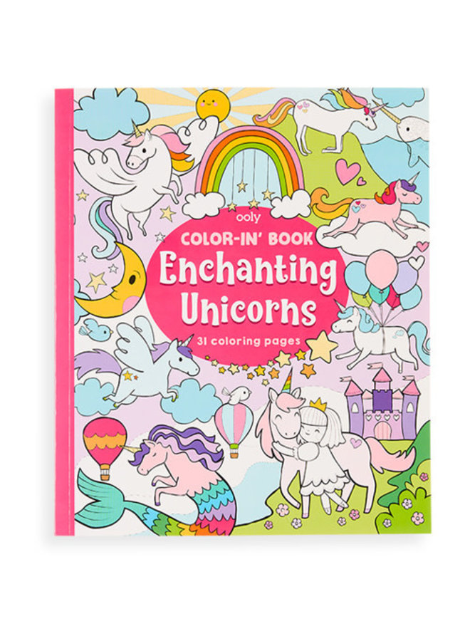 Ooly - Kleurboek ' Enchanting Unicorns'