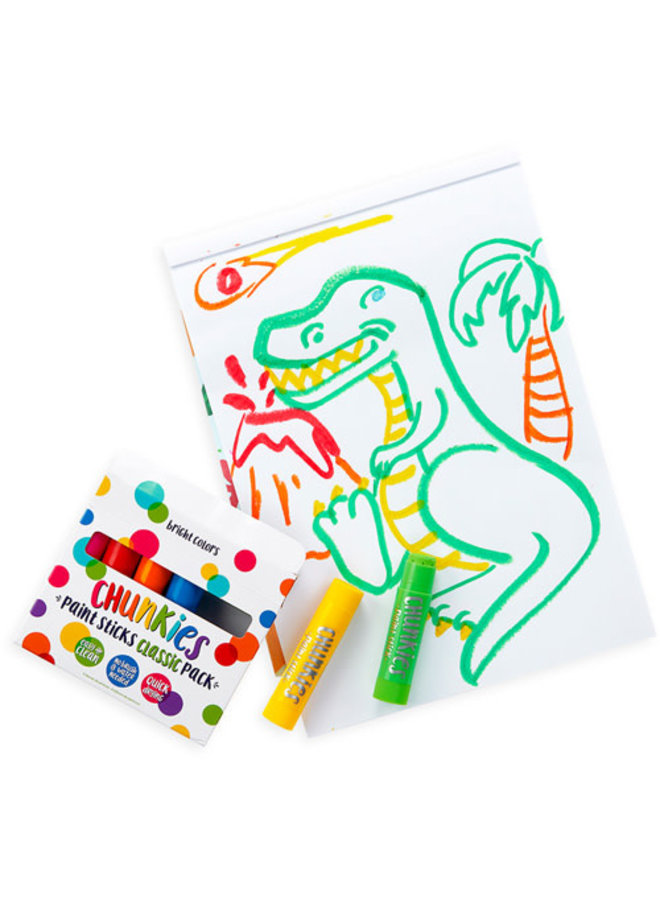 Ooly - Chunkies Paint Sticks - Classic Pack