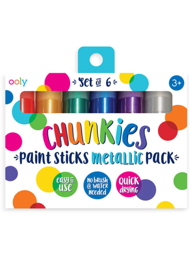 Chunkies paint sticks - Metallic (set of 6)