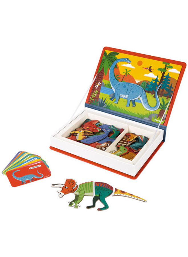 Janod - Magnetibook - Dinosaurus