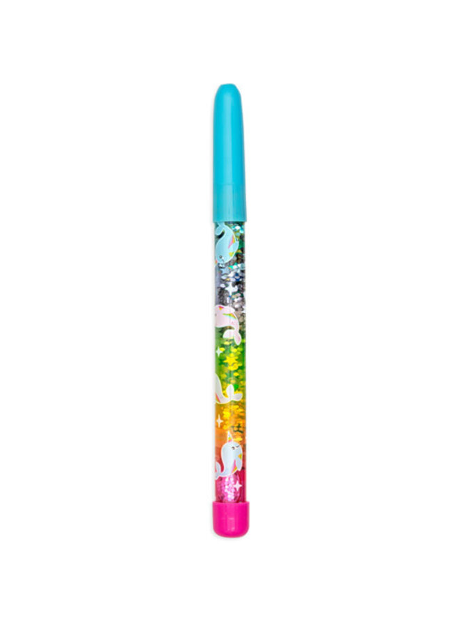 Ooly - Regenboog glitter balpen