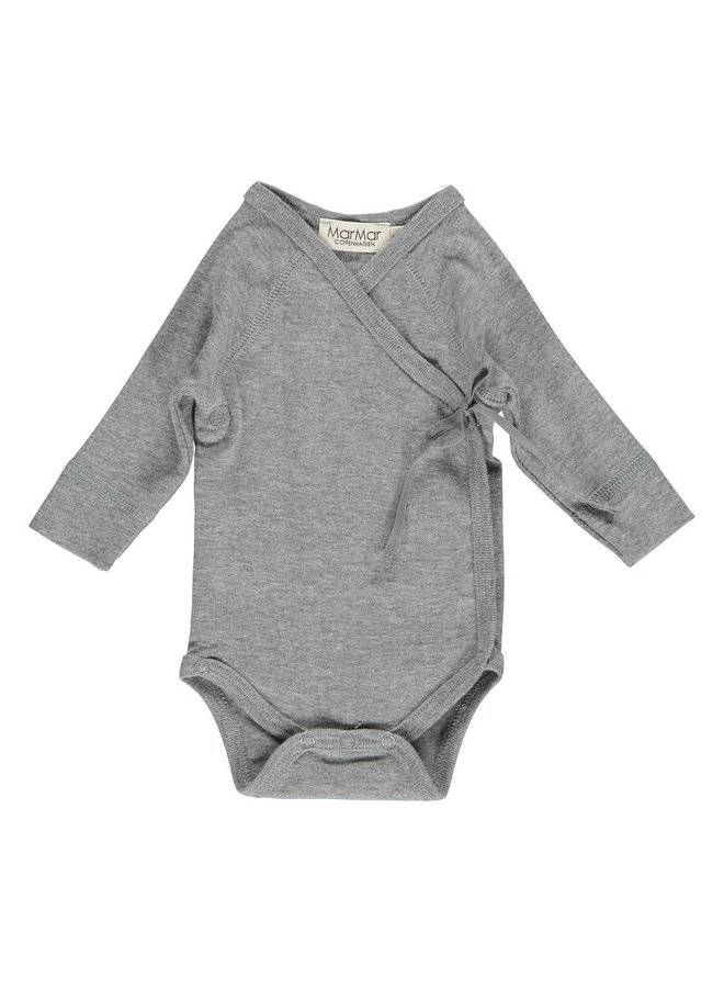 MarMar Copenhagen - Body LS, Belita - Body - 0602 - Grey Melange