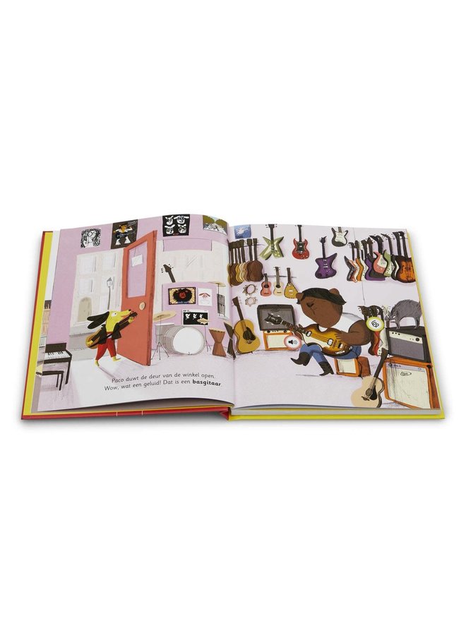 Clavis Books - Magali Le Huche - Paco is een Rockster (geluidenboekje)