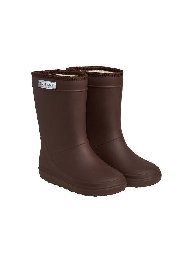 Enfant - Thermo Boots Solid Seasonal - Chocolate Brown