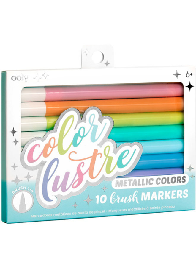Ooly - Color Lustre Metallic Brush Markers