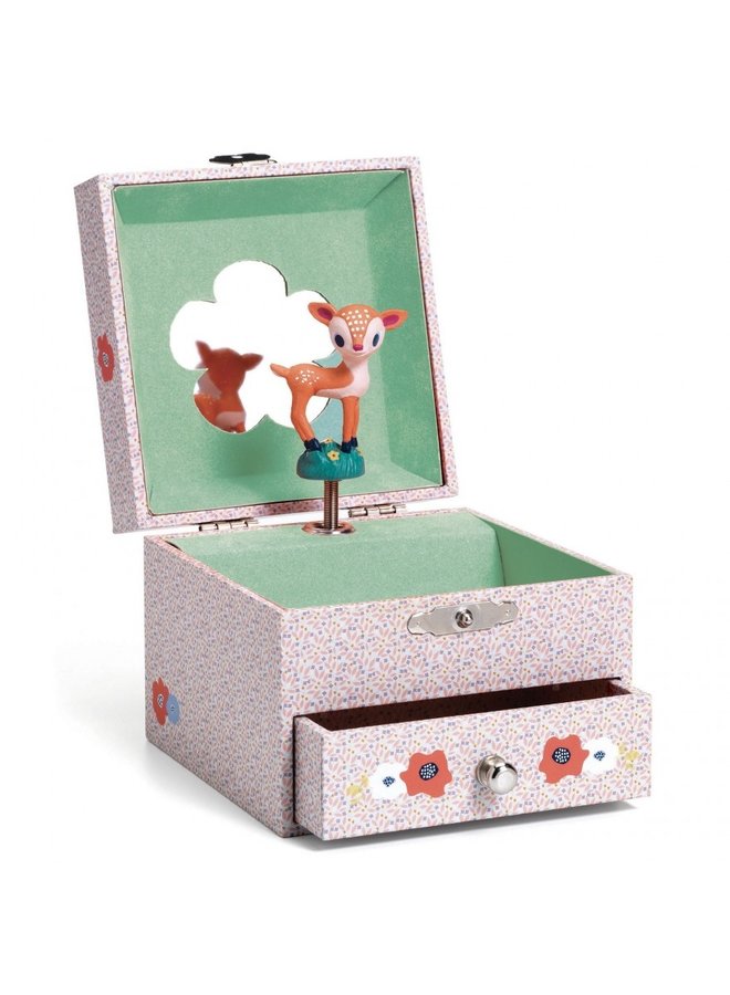 Djeco - Tune Musical Boxes - Wood Fawn - DJ06086