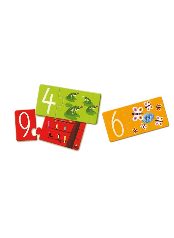 Djeco - Puzzle  Duo - Numbers - DJ08151
