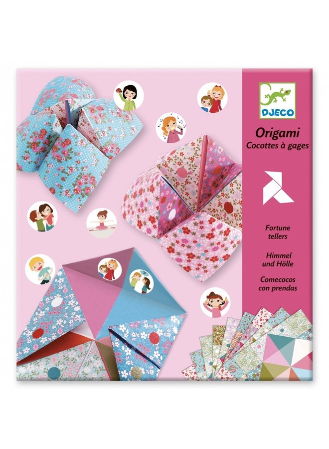 Djeco - Origami - Fortune Tellers Flowers - DJ08773