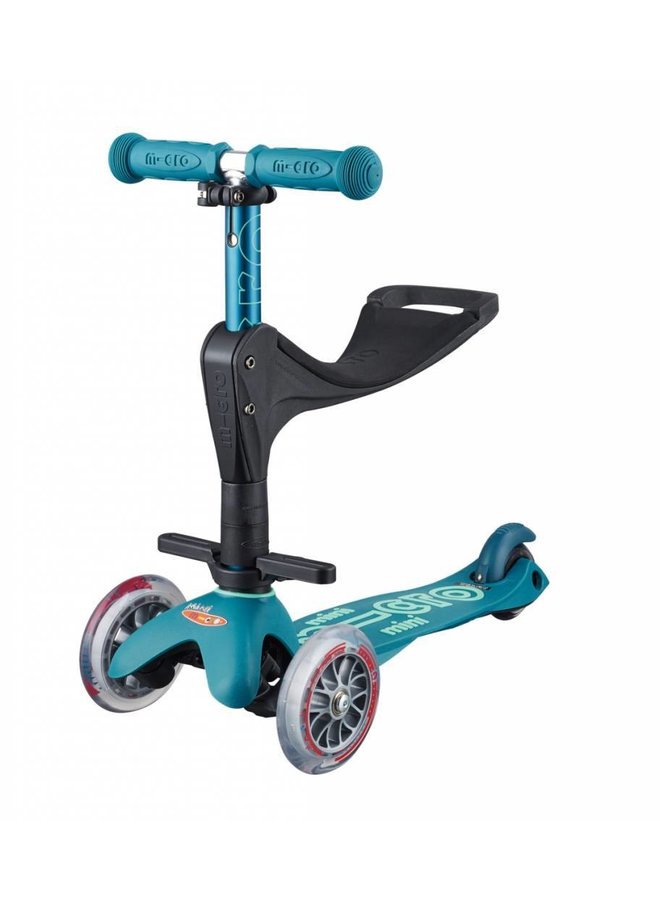 Micro Step - Mini Micro Step 3in1 Deluxe Push - Ijsblauw