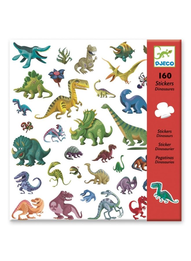 Djeco - Paper Stickers - Dinosaurus - DJ08843