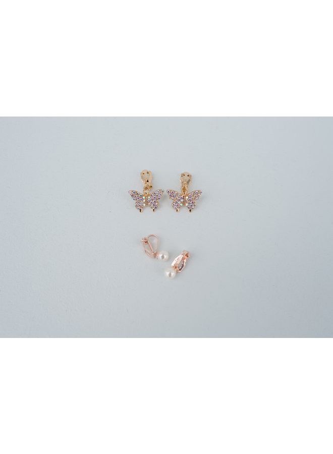 Great Pretenders - Earring Boutique - Butterfly Clip On - 2pcs - 90603