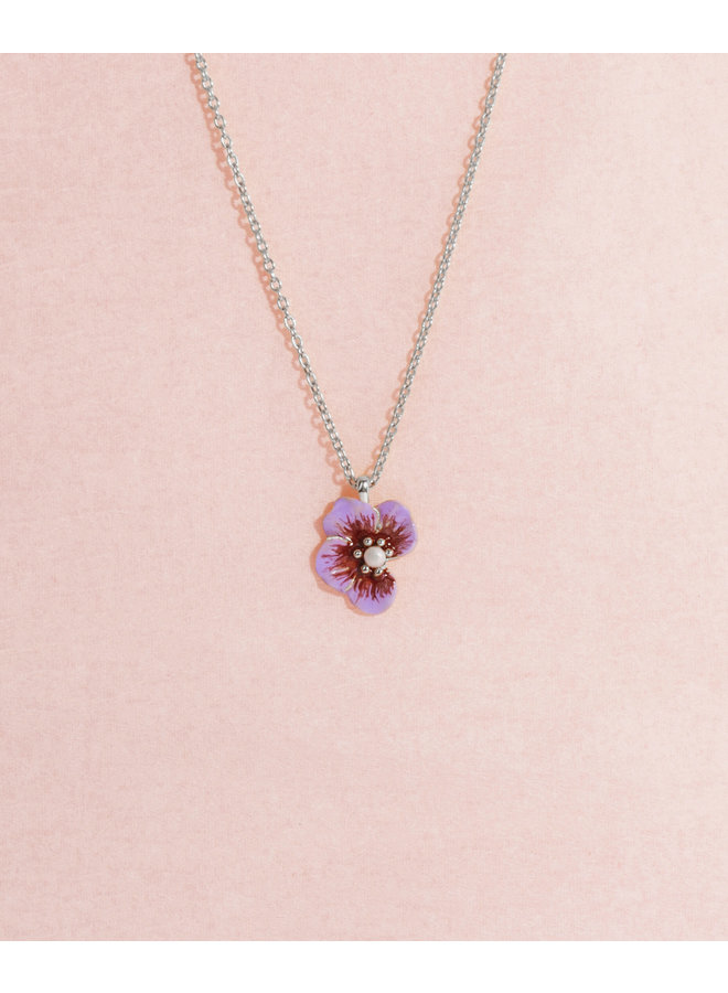 Galore - Part Of Me Necklace Violet Woman Silver