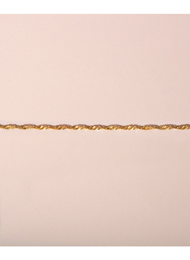 Singapore Bracelet Petite Gold Plated