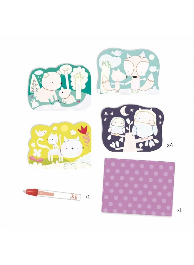 Djeco - Magic Colouring - Hidden In The Woods - DJ09064