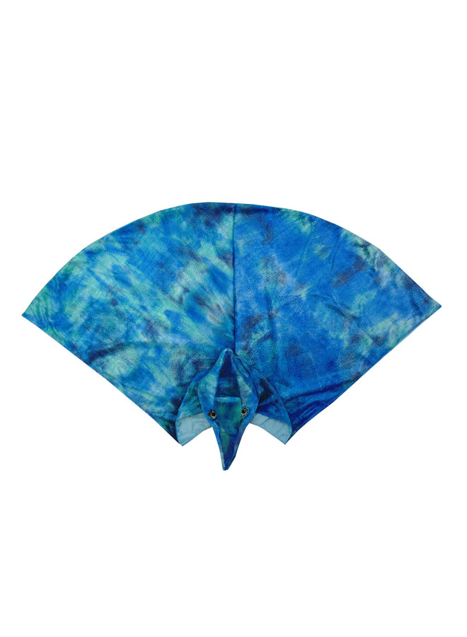 Great Pretenders - Pterodactyl Hooded Cape - Blue - 4/5Y