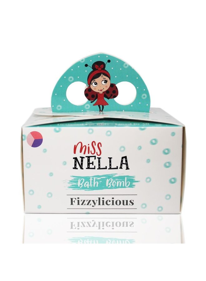 Miss Nella - Badballen / Bruisballen - Fizzylicious Hypoallergenic Perfume Free Bath Bombs 3-pack