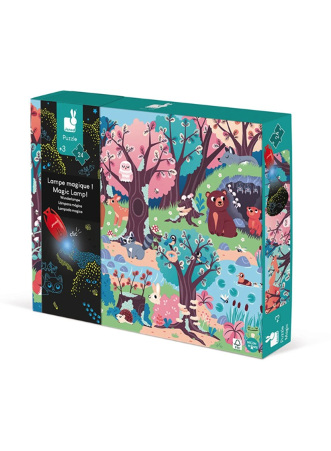 Magische puzzel - Het bos (24 stukjes)