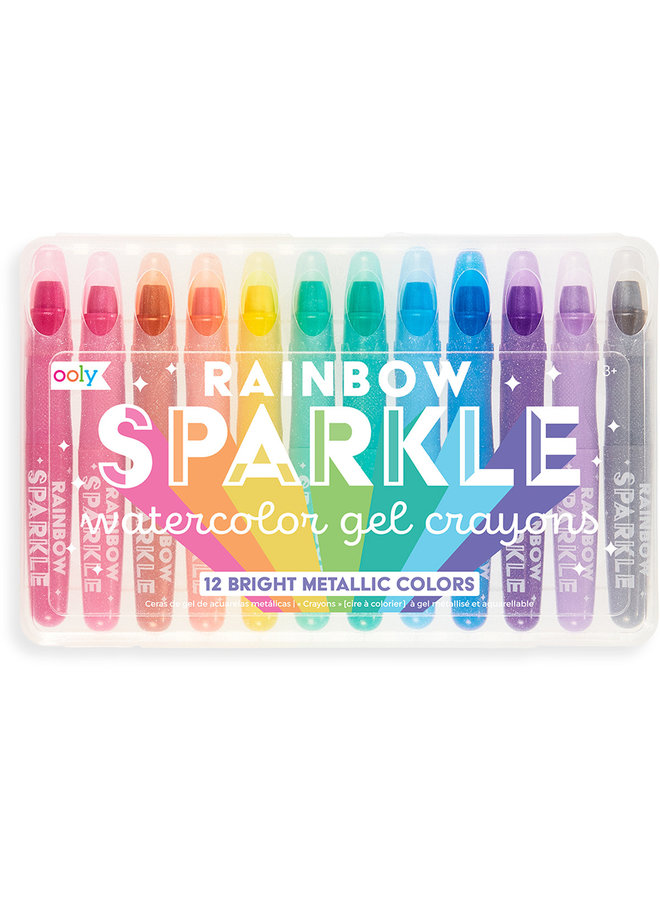 Ooly - Regenboog Glitter Gelkrijtjes 'Sparkle'