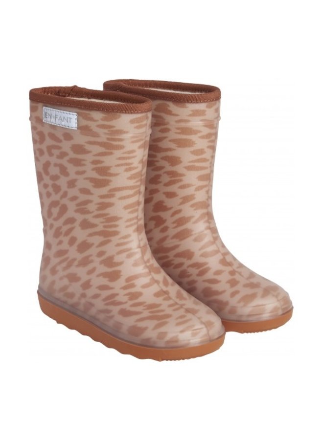 Enfant - Thermo Boots Print - Cheetah Camel