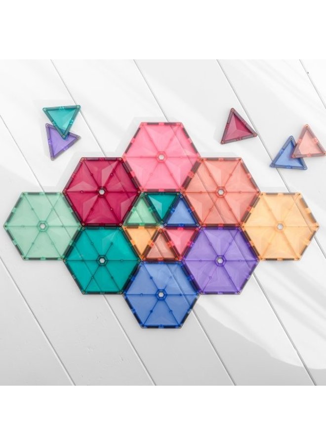 Connetix Tiles - 40pc - Pastel Geometry Pack