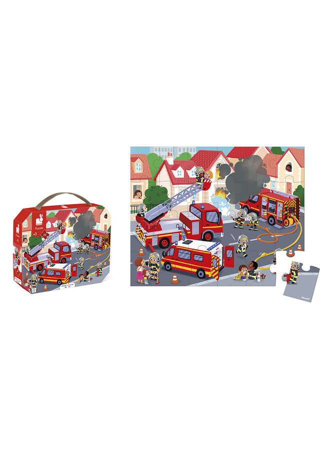 Janod - Puzzel - De Brandweer