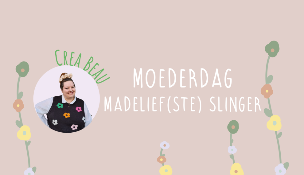 Crea Beau - Moederdag Madelief(ste) slinger