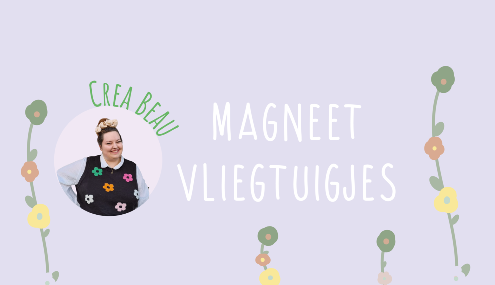 Crea Beau - Magneet Vliegtuigjes