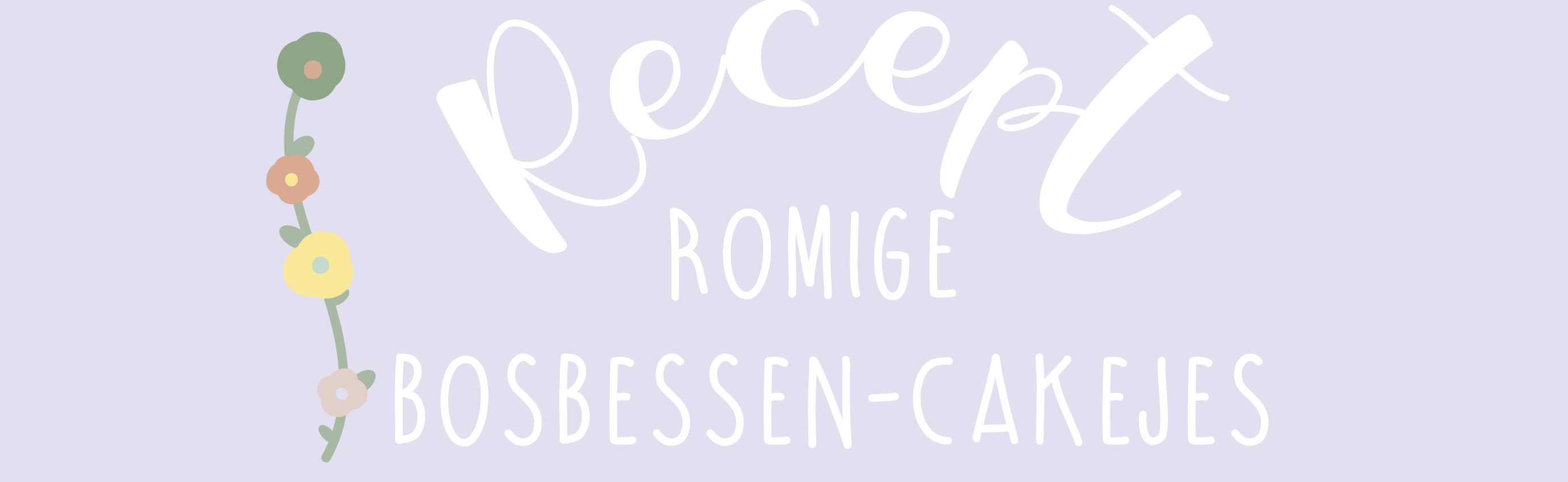 Recept - Romige bosbessen-cakejes