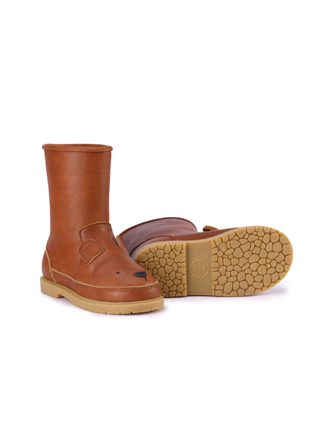 Donsje Amsterdam - Wadudu Classic Lining Bear - Cognac Leather