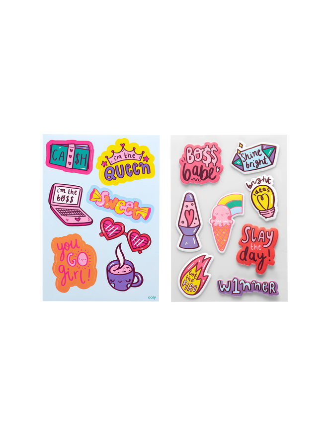 Ooly - 120-054 - Sticker Stash - Girl Boss