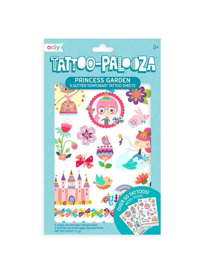 Ooly - 176-006 - Tattoo Palooza - Princess Garden