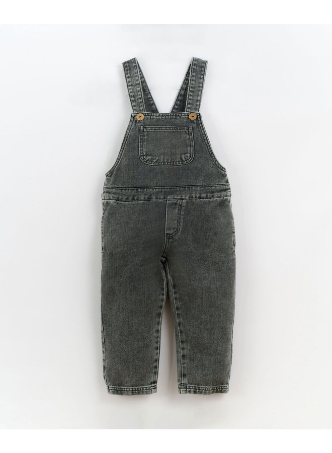 Play Up - 3AL11501 - Denim Dungaree - Denim Nori