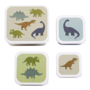 A Little Lovely Company - Lunch & snack box set - Dinosaurussen