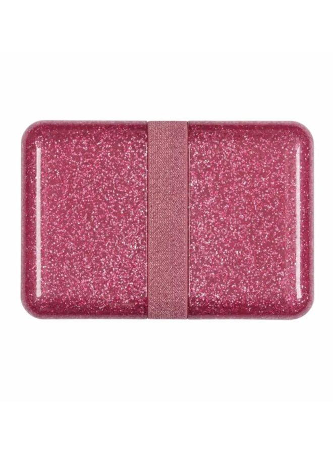 A Little Lovely Company - Lunch box: Glitter - roze