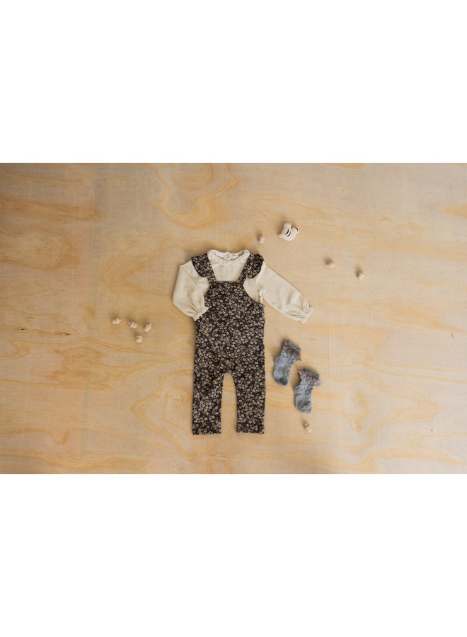 House Of Jamie - Baby Girls Dungaree - Castle Rock Blossom