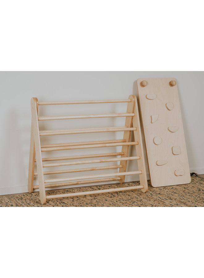 Leg&Go - Set of Triangle & Ramp - Natural Birch