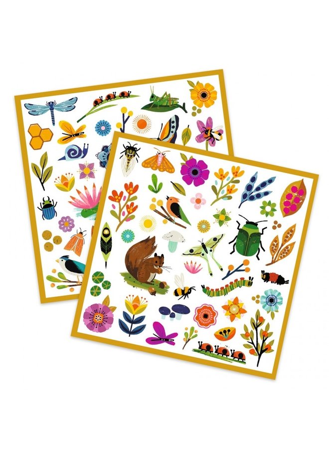 Djeco - Paper Stickers - Garden - DJ09272