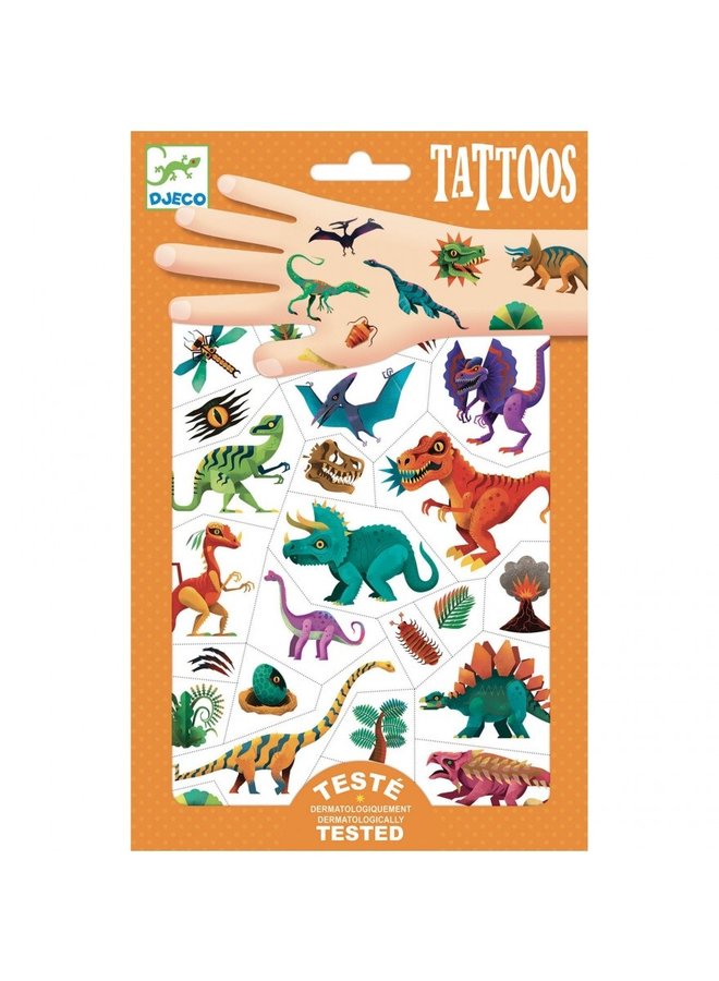 Djeco - Tattoos - Dino Club - DJ09598