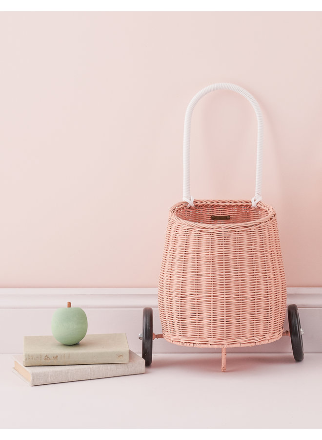 Olli Ella Rattan Original Luggy Rose Spruit kids conceptstore