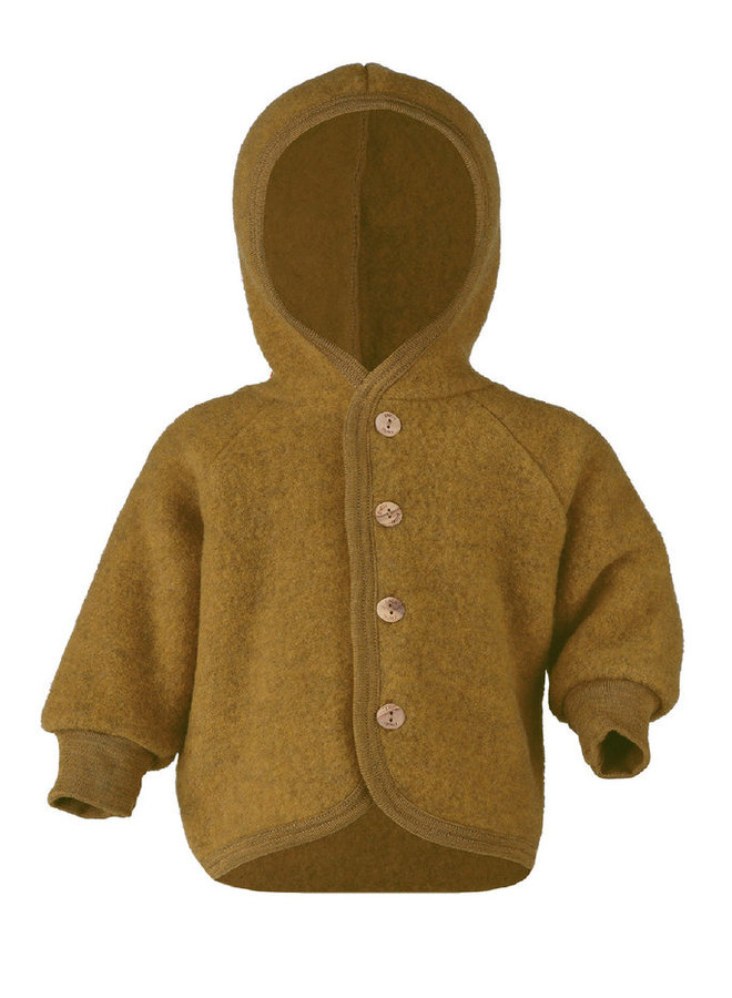 Hooded Jacket - Saffraan Melange