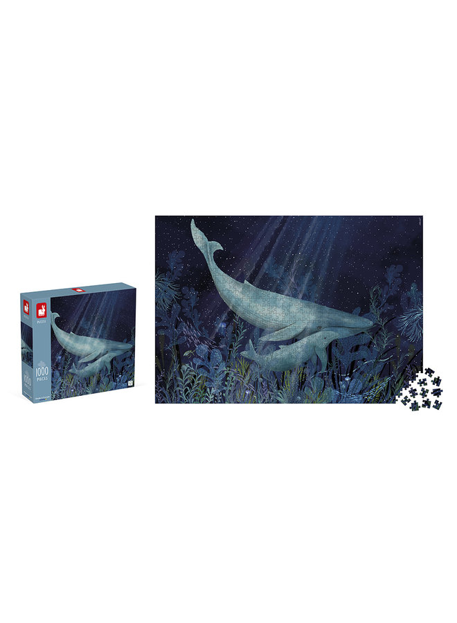 Janod - 2512 Kidult Puzzel – Walvissen in de diepte
