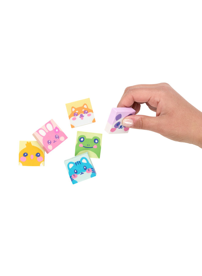 Ooly - 112-114 Hey Critters! Scented Eraser – Set of 6